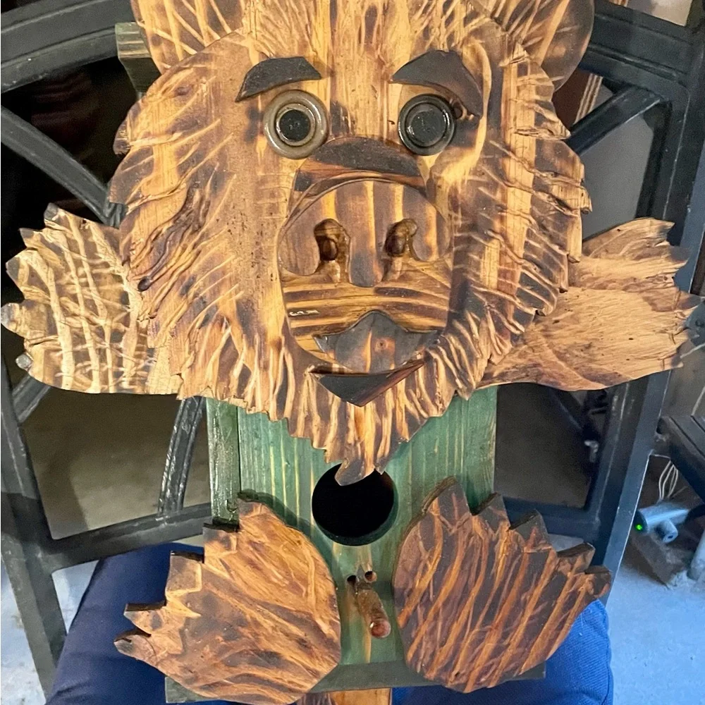 All handmade custom bird squirrel houses.
